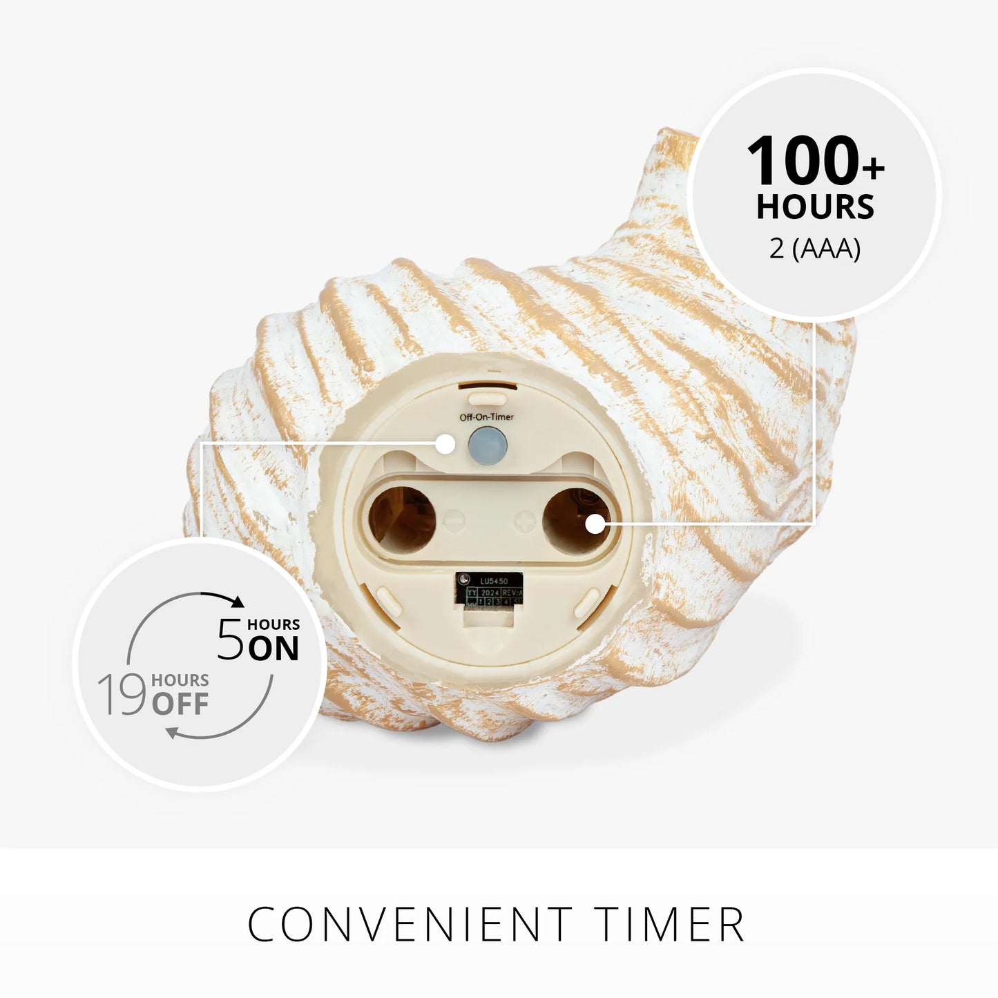 Tun Shell Flameless Candle