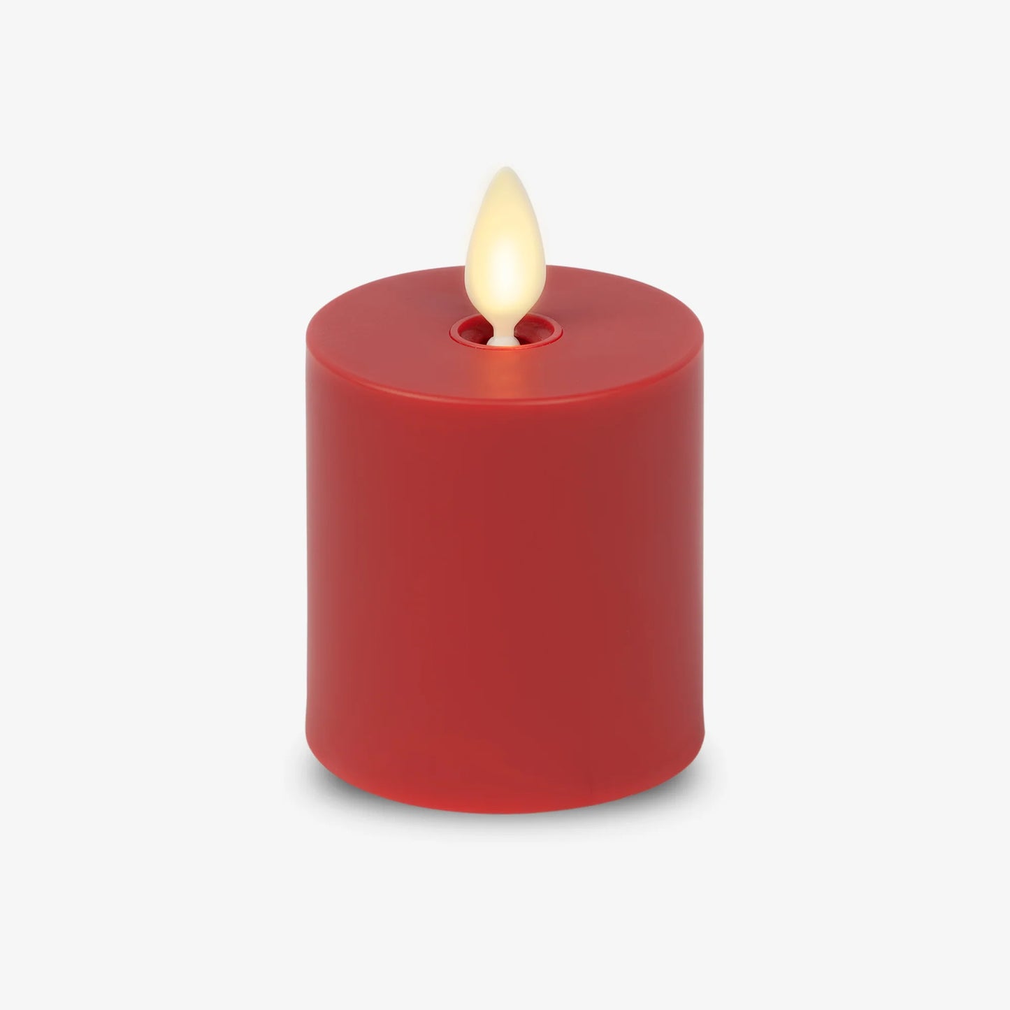 Cherry Red Outdoor Flameless Candle Votive