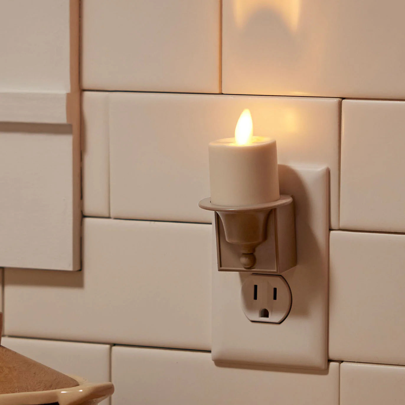 Bronze Flameless Candle Night Light