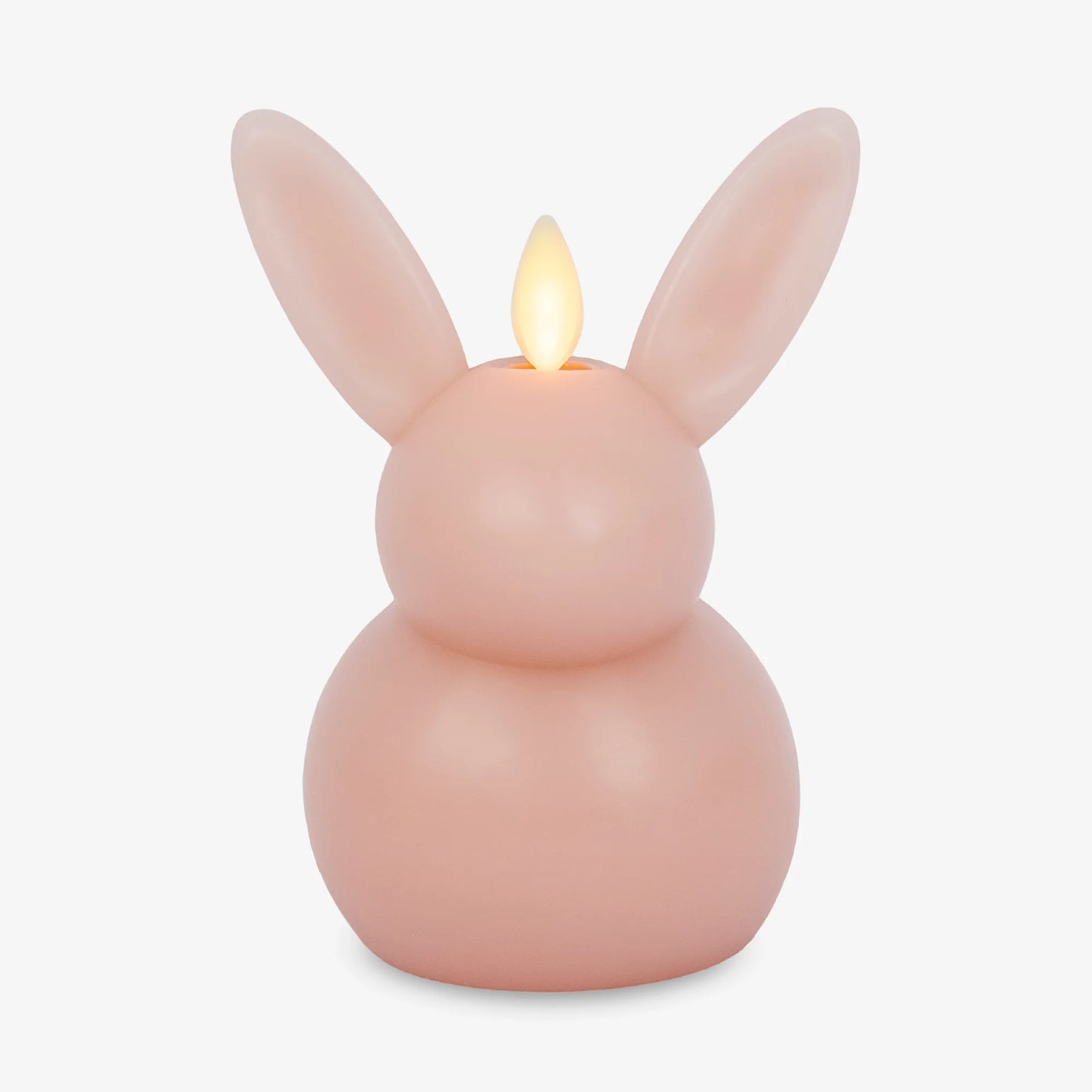 Dusky Rose Flameless Candle Small Bunny
