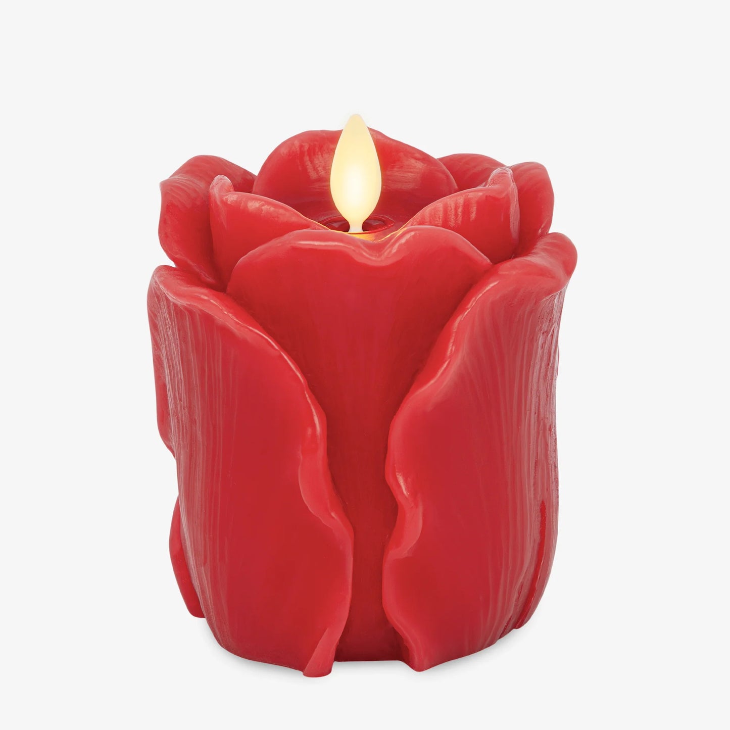 True Red Flameless Candle Rose Bud
