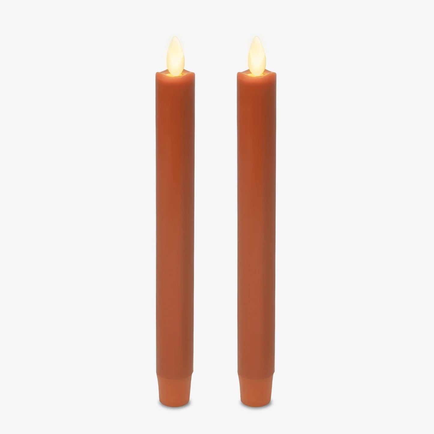 Harvest Pumpkin Flameless Candle Tapers - Set of 2
