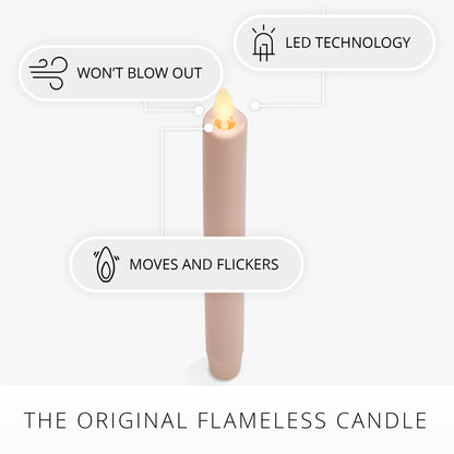 Dusky Rose Flameless Candle Taper