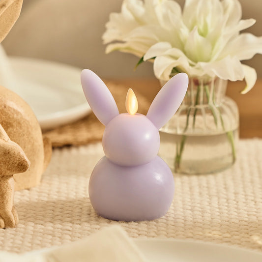 Gentle Lavender Flameless Candle Small Bunny