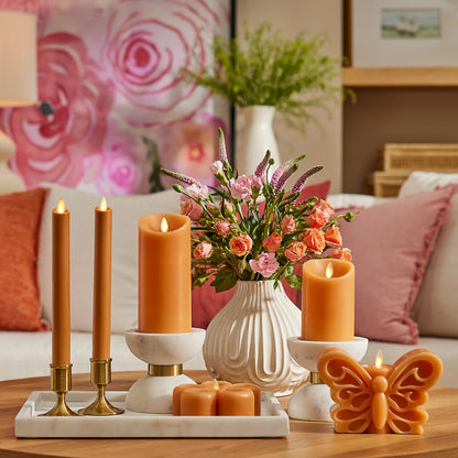 Sunlit Honey Flameless Candle Taper