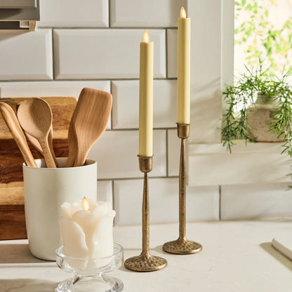 Snow White Flameless Candle Rose Bud
