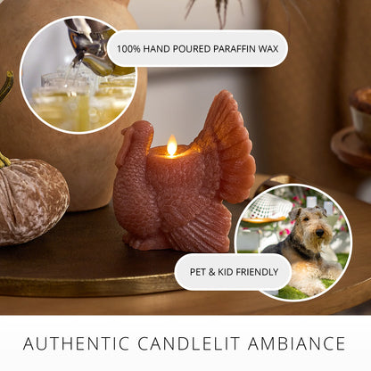 Caramel Café Flameless Candle Turkey
