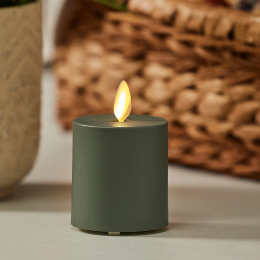 Loden Green Outdoor Flameless Candle Votive