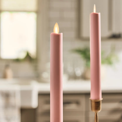 Crystal Rose Flameless Candle Taper