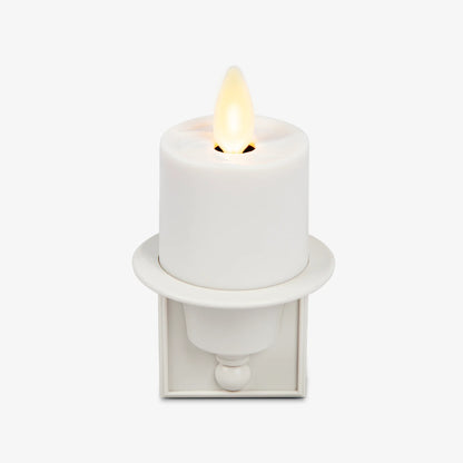 White Flameless Candle Nightlight