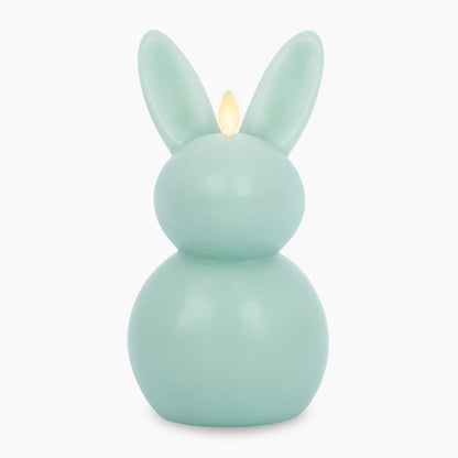 Fresh Mint Flameless Candle Easter Bunny Rabbit
