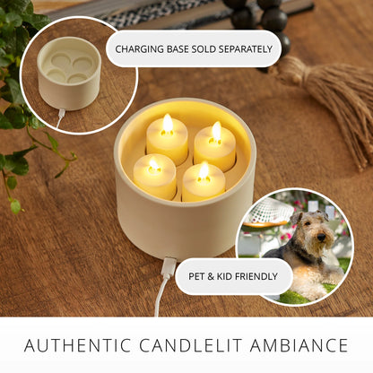 Rechargeable Replacement Tealights - Set of 2