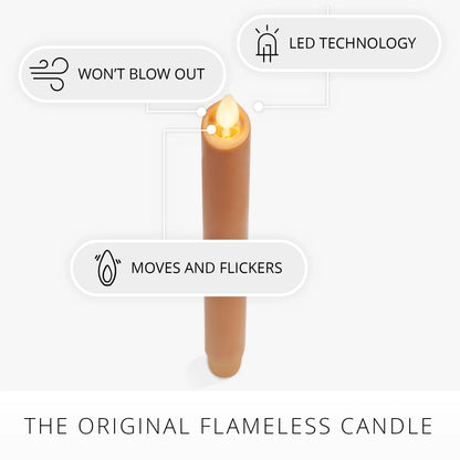 Sunlit Honey Flameless Candle Taper