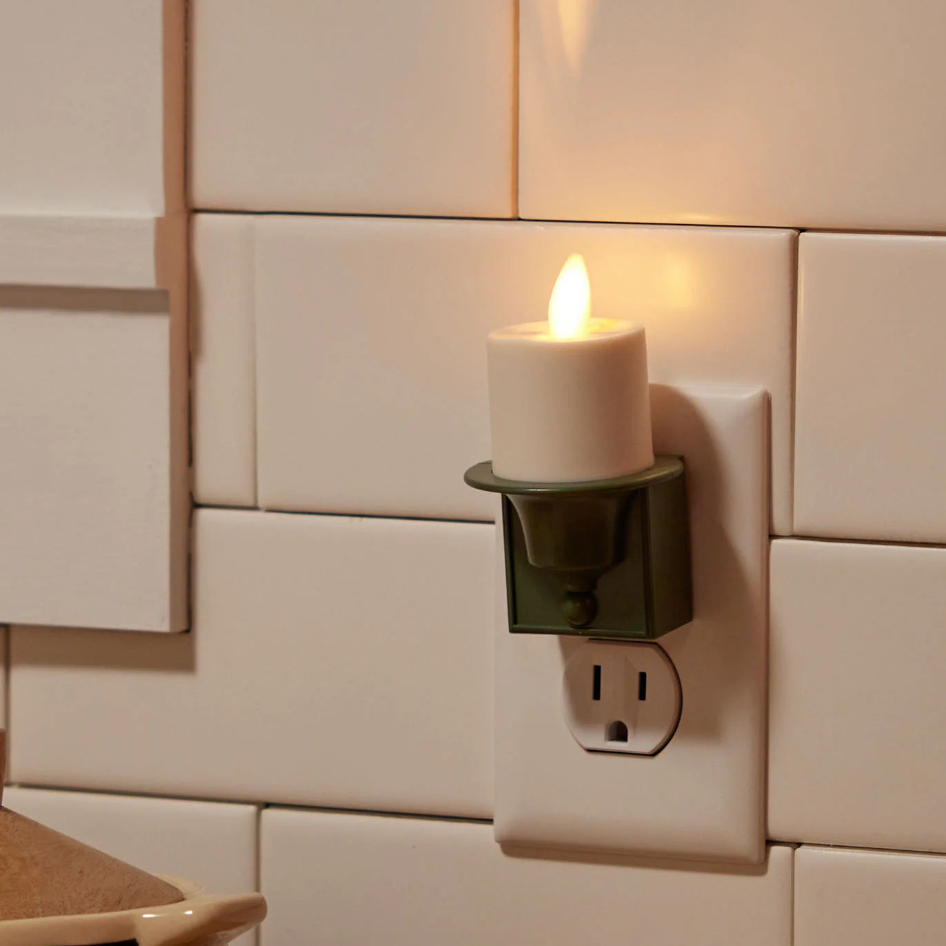 Bronze Flameless Candle Night Light