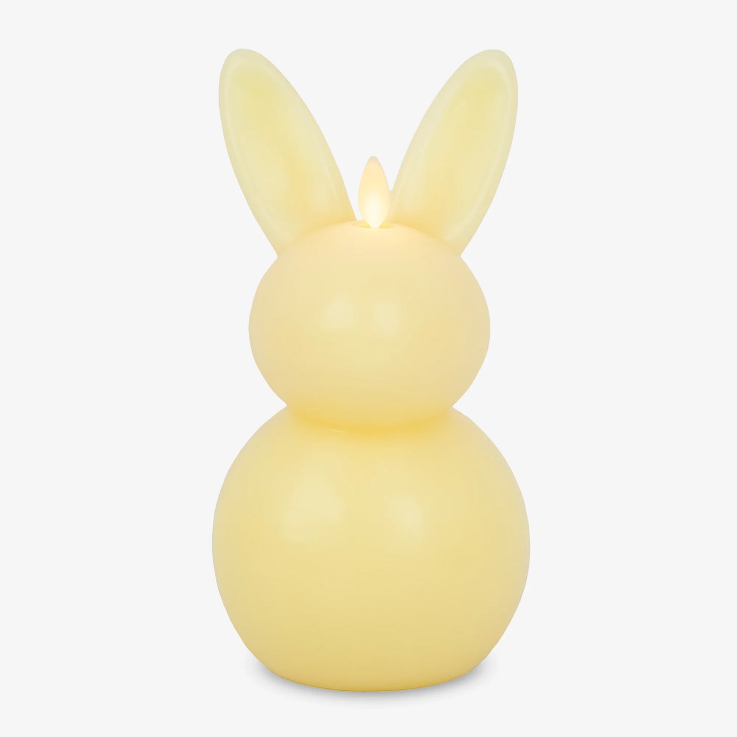 Lemon Chiffon Flameless Candle Bunny