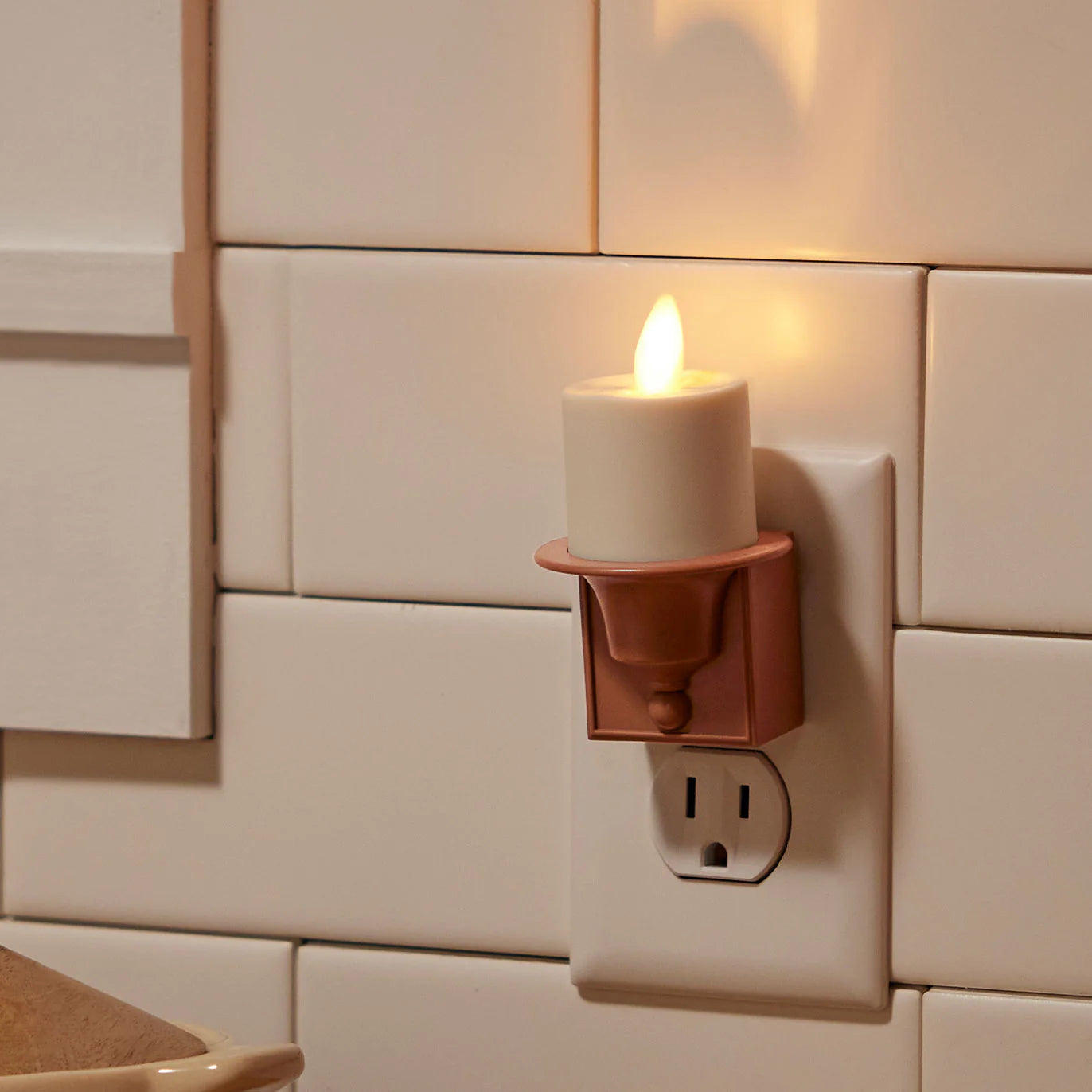 Bronze Flameless Candle Night Light