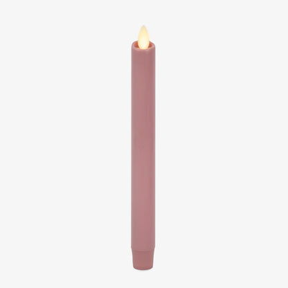 Blooming Mauve Flameless Candle Taper
