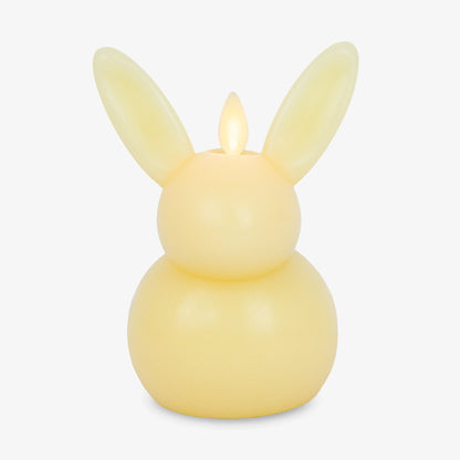 Lemon Chiffon Flameless Candle Small Bunny