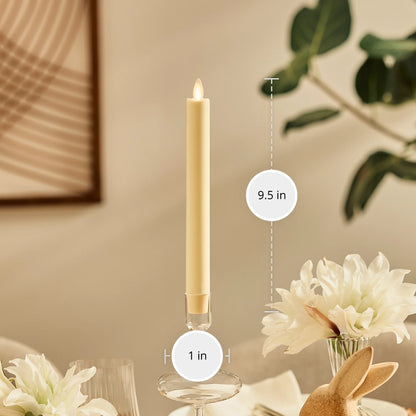 Lemon Chiffon Flameless Candle Taper