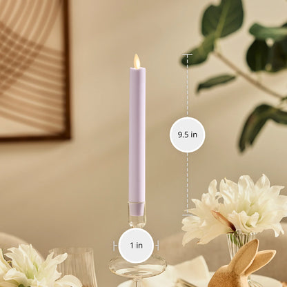 Gentle Lavender Flameless Candle Taper