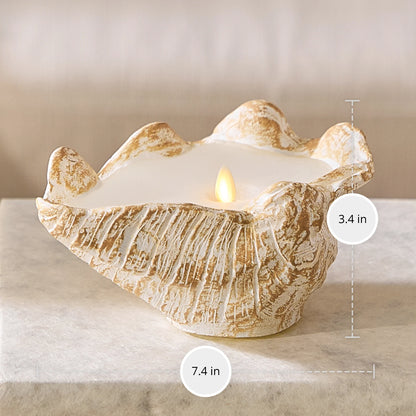 Clamshell Flameless Candle