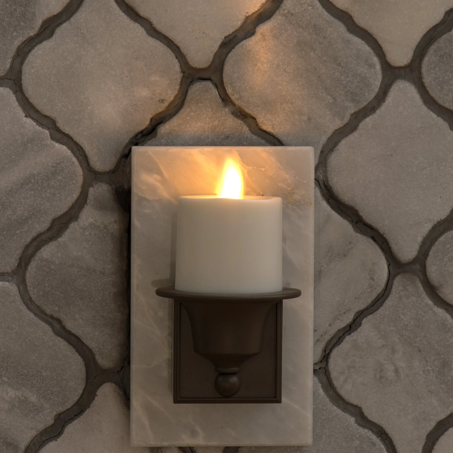 Bronze Flameless Candle Night Light