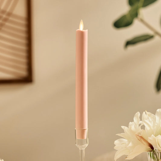 Dusky Rose Flameless Candle Taper