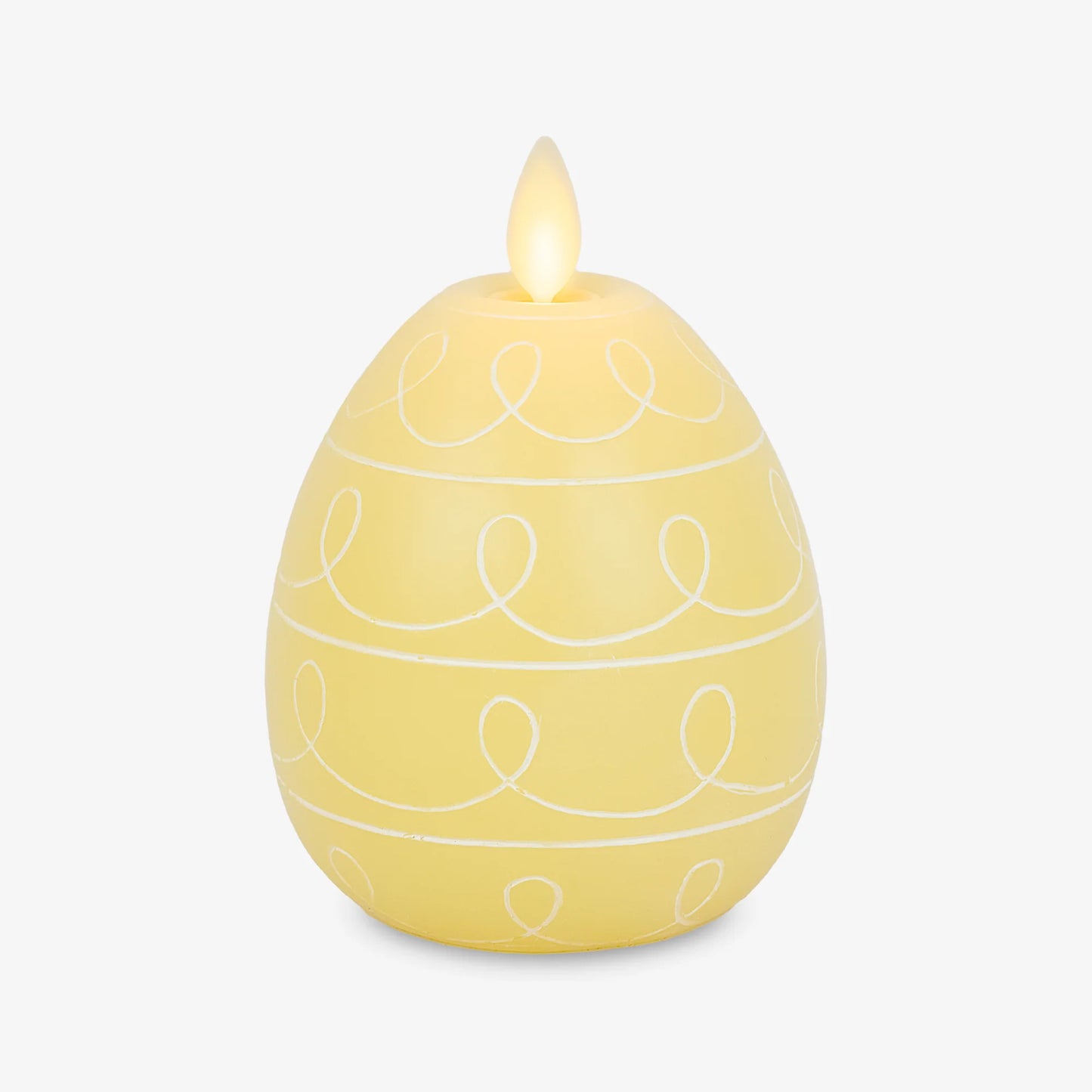 Lemon Chiffon Flameless Candle Egg