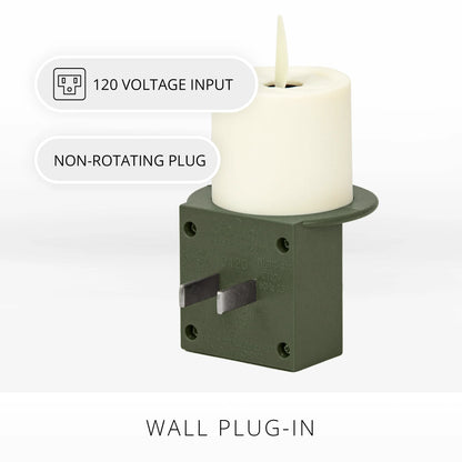 Loden Green Flameless Candle Nightlight
