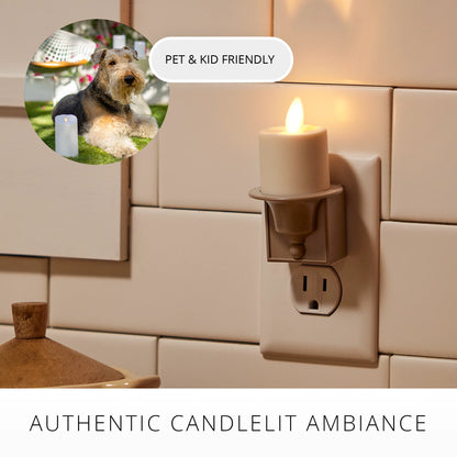 Bronze Flameless Candle Night Light