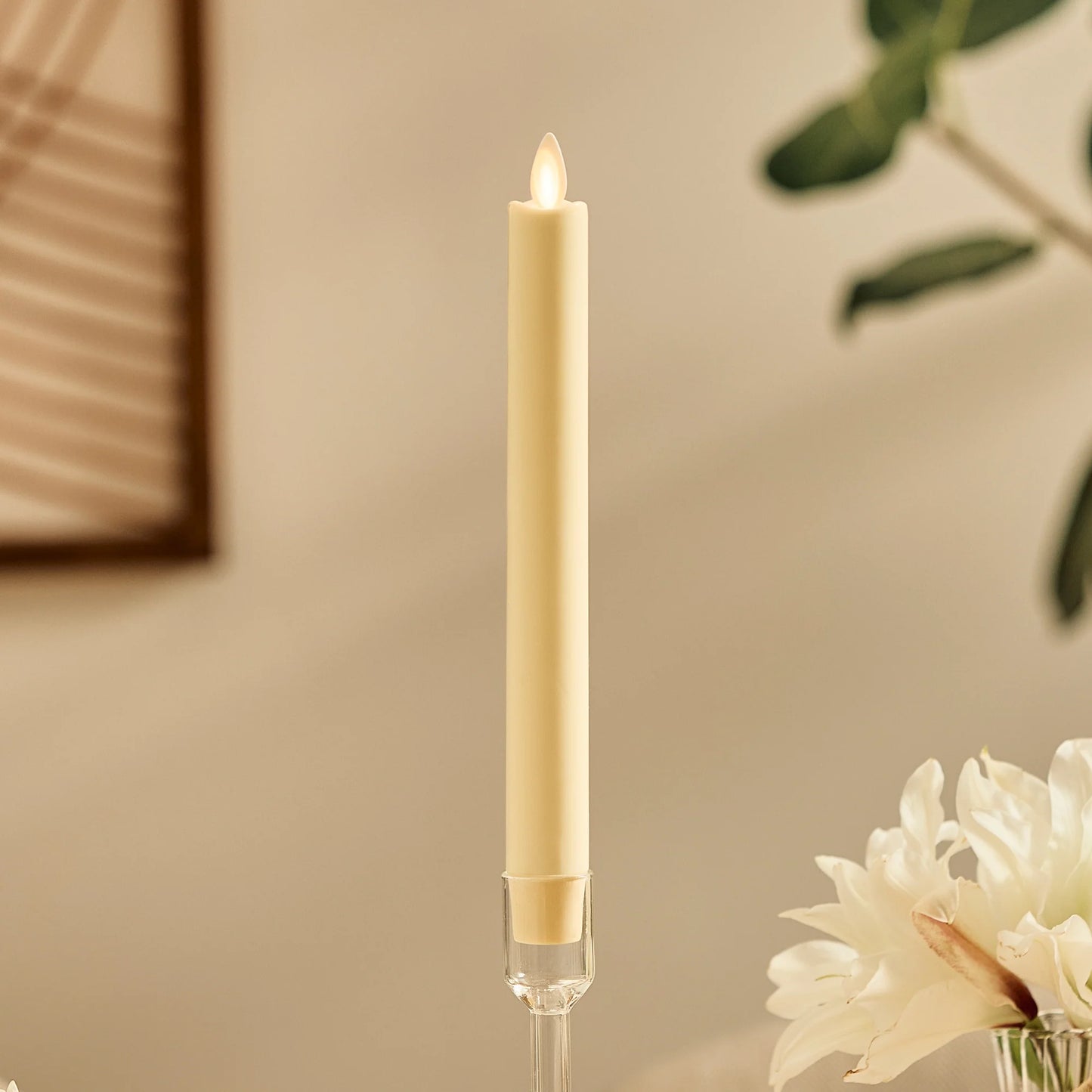 Lemon Chiffon Flameless Candle Taper