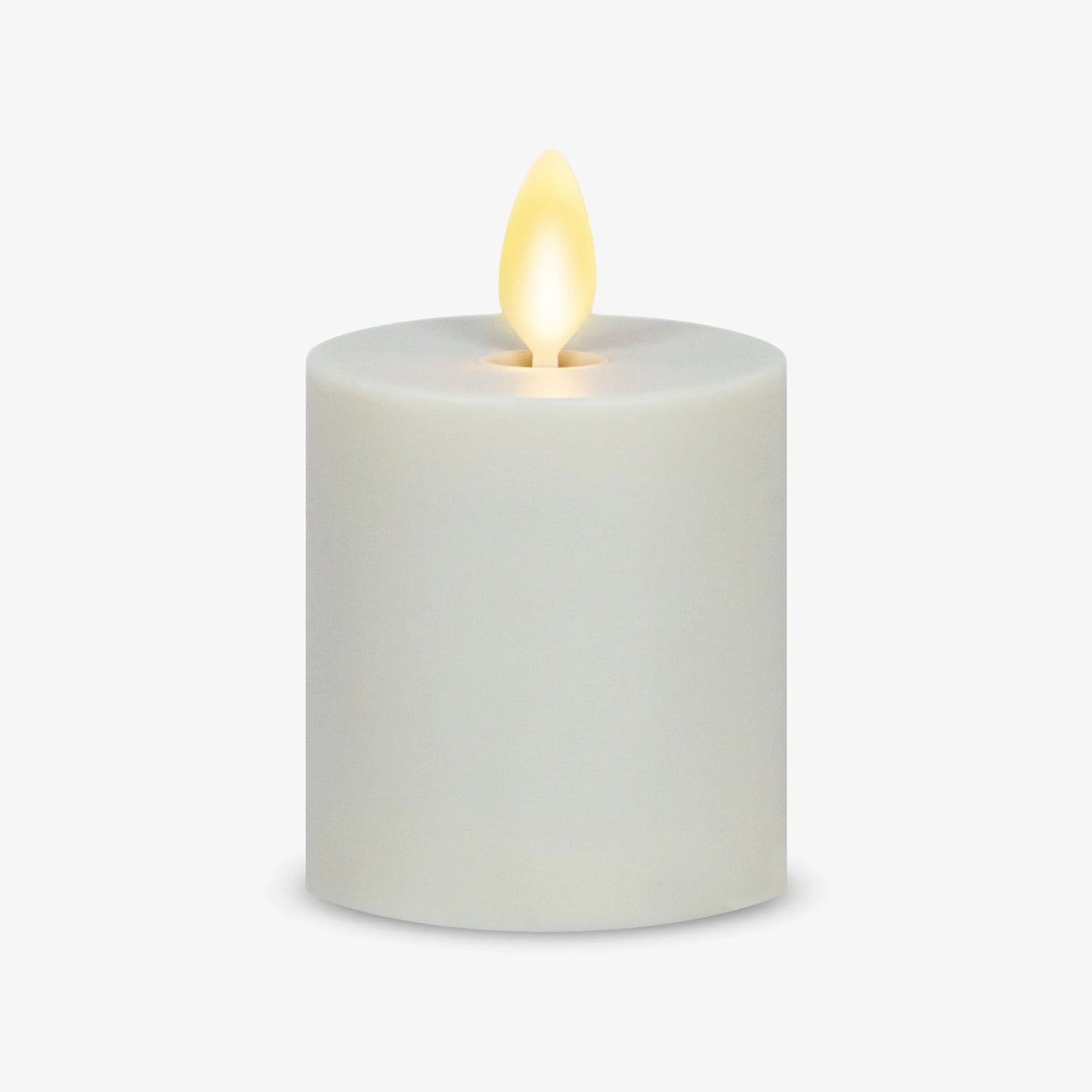 Pearl Ivory Outdoor Flameless Candle Votive - Flat Top