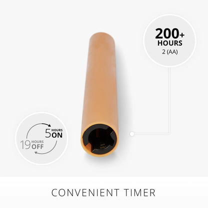 Sunlit Honey Flameless Candle Taper