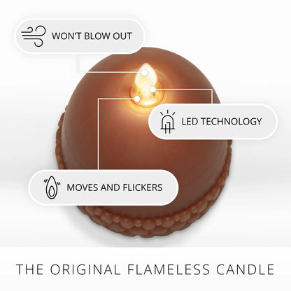 Adobe Flameless Candle Acorn