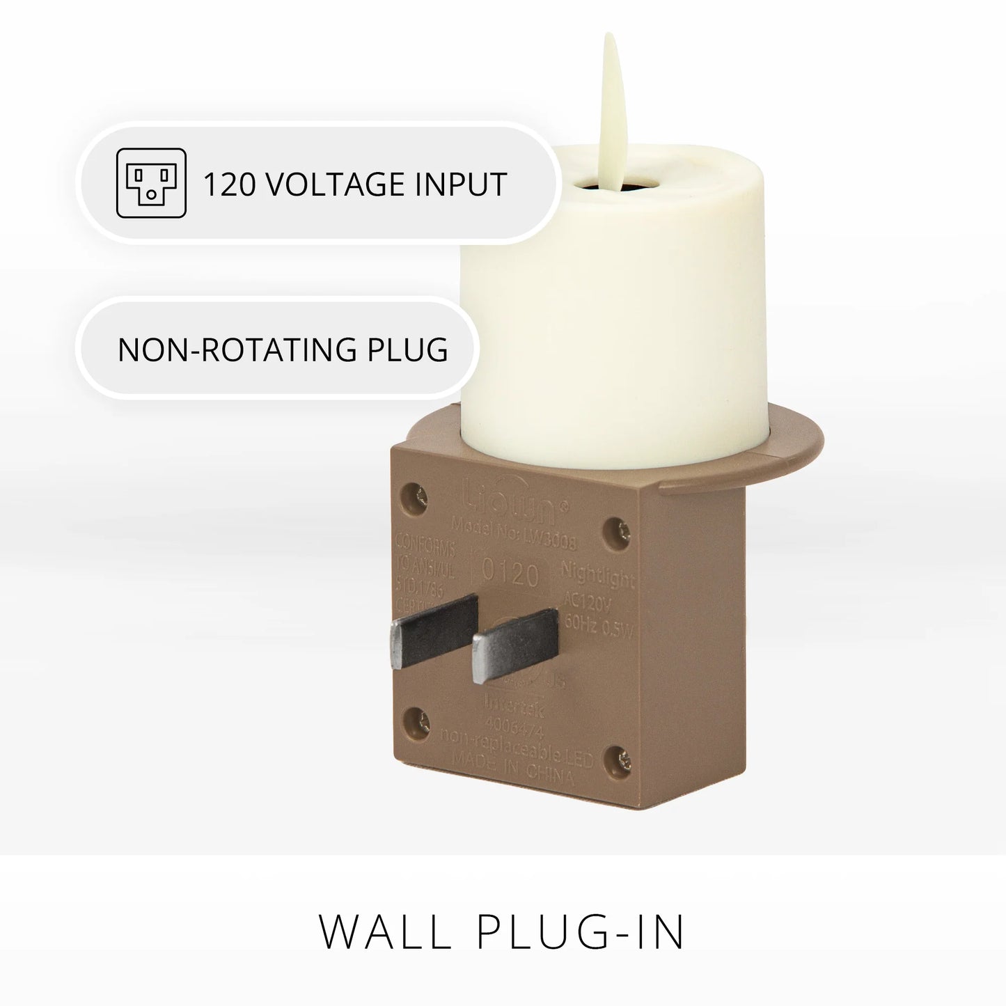 Bronze Flameless Candle Night Light