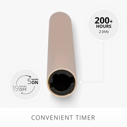 Dusky Rose Flameless Candle Taper
