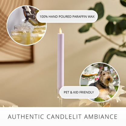 Gentle Lavender Flameless Candle Taper