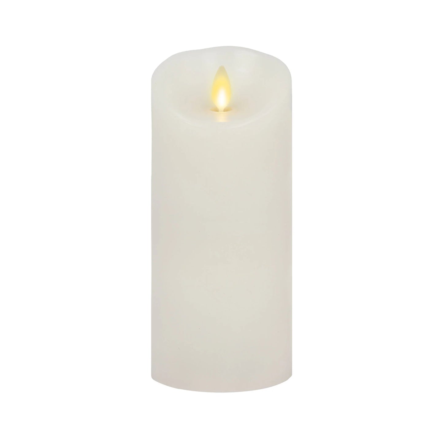 Flameless Color Changing Candle Pillar with Remote - Scallop Top - 3" Width