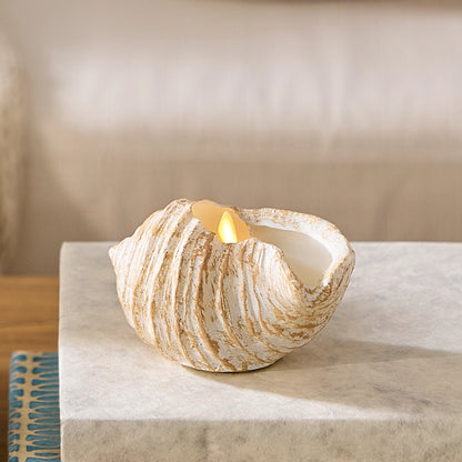Tun Shell Flameless Candle