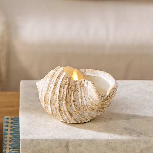 Tun Shell Flameless Candle
