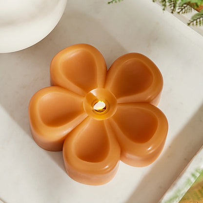 Sunlit Honey Flower Flameless Candle Tealight