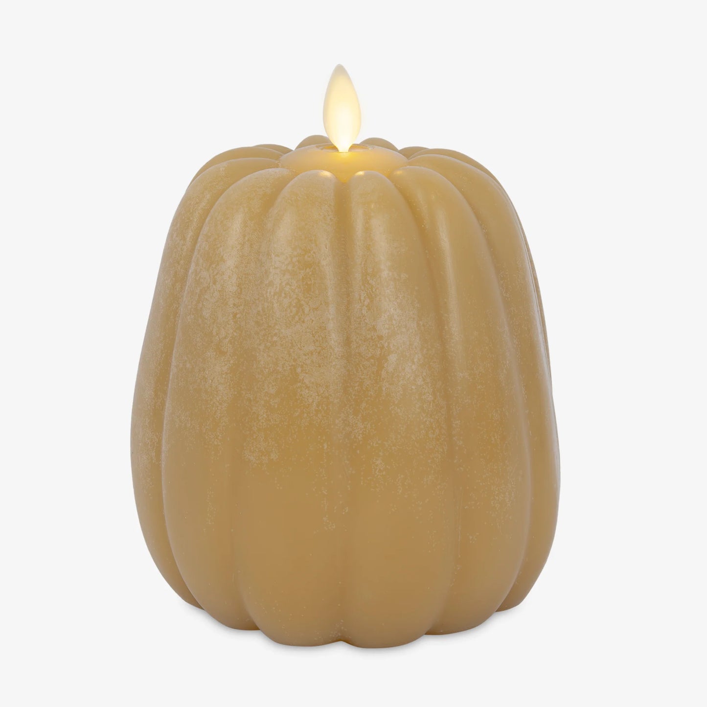 Harvest Gold Flameless Candle Pumpkin