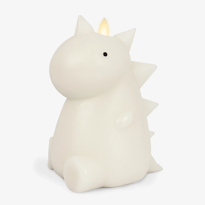 Whisper Green Color Changing Flameless Candle Dinosaur with Remote